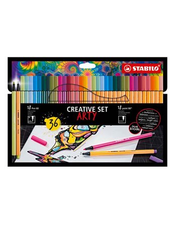 SET STABILO ARTY 8868/36pcs (18*88+18*68)  Writing Markers