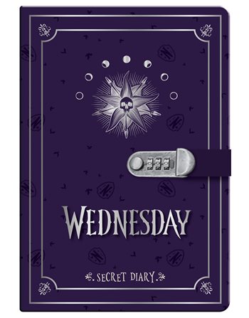 SECRET DIARY WITH LOCK - WEDNESDAY  Notizbücher