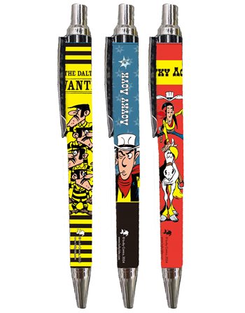 PEN - LUCKY LUKE 4 (3 DESIGNS)  Pens