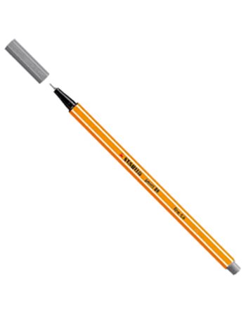 FINELINER STABILO POINT 88/96 DARK GREY  Writing Markers