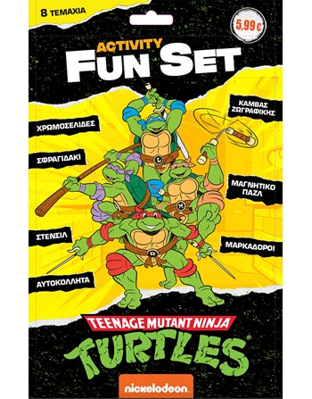 NINJA TURTLES ACTIVITY FUN SET  Activity Books