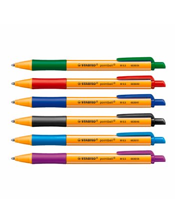 BALLPOINT PEN STABILO POINTBALL 6030/46 BLACK  Pens