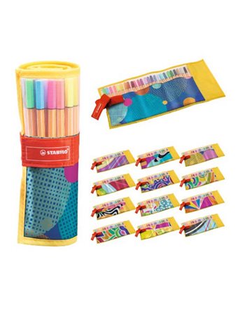 FINELINERS STABILO ROLLERSET 8825-07 25pcs  Writing Markers
