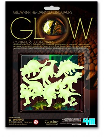 GLOW-IN-THE-DARK 3D DINOSAUR  Chrildren's Room Decorations