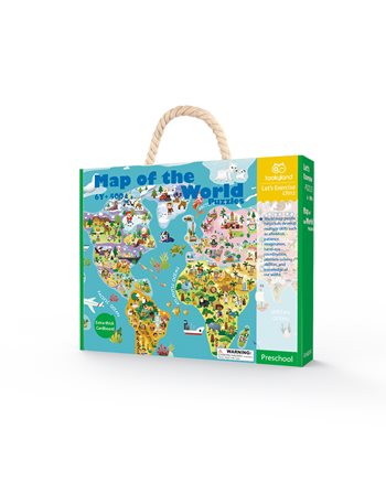 PUZZLE WORLD MAP  Puzzles - Kids