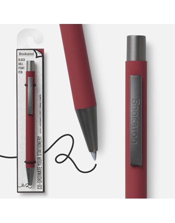 PEN IF BOOKAROO 43145 DARK RED  Kugelschreiber