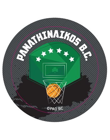 ΣΤΡΟΓΓΥΛΟΣ ΜΑΓΝΗΤΗΣ - ΠΑΟ ΜΠΑΣΚΕΤ 2  Μαγνήτες