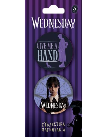 ROUND MAGNETS - WEDNESDAY 3 - ADULTS  Magnete