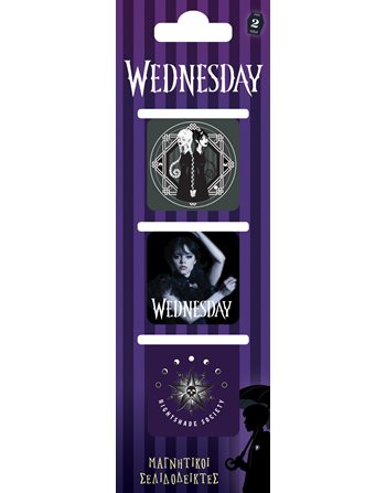 ΜΑΓΝΗΤΙΚΟΙ ΣΕΛΙΔΟΔΕΙΚΤΕΣ - WEDNESDAY 2  Σελιδοδείκτες