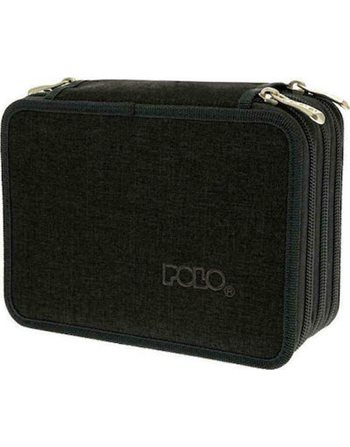POLO PENCIL CASE SOLIDO BLACK (937279-2000)  Gefüllte Etuis