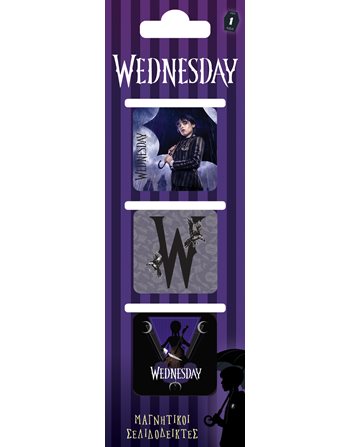 ΜΑΓΝΗΤΙΚΟΙ ΣΕΛΙΔΟΔΕΙΚΤΕΣ - WEDNESDAY 1  Σελιδοδείκτες