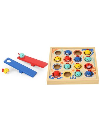 WOODEN FLYING FISH DIVING GAME  Wooden Toys