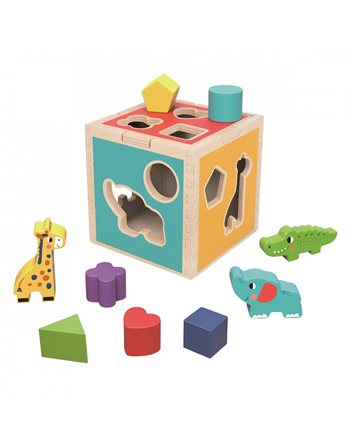 WOODEN ANIMAL SHAPE SORTER  Wooden Toys