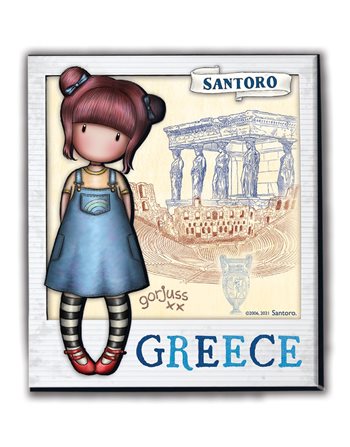 ΜΑΓΝΗΤΑΚΙ 3D - SANTORO GREECE 2  Μαγνήτες