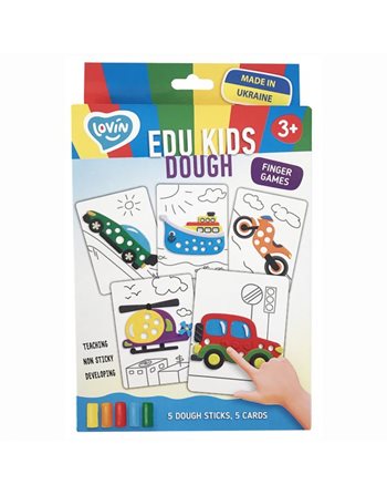 LOVIN SET FOR DEVELOPMENT WITH DOUGH EDU KIDS DOUGH TRANSPORT  Knete