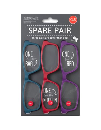 ΓΥΑΛΙΑ ΠΡΕΣΒΥΩΠΙΑΣ ΣΕΤ 3ΤΕΜ IF SPARE PAIR 40407 +1.5  Γυαλιά Οράσεως