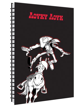 SPIRAL NOTEBOOK A4 2TH - LUCKY LUKE - JOLLY 4  Spiral Notebooks