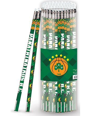 PENCIL WITH ERASER - PAO BASKETBALL  Writing Pencils