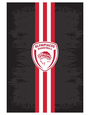 NOTEBOOK B5 40SH - OLYMPIACOS BASKETBALL - BLACK 4  Softcover Notebooks