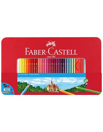 COLOUR PENCILS AWF METAL 115894 60 COLOURS  Buntstifte