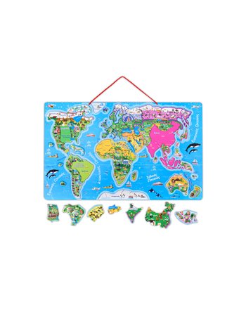 50/50 ΜΑΓΝΗΤΙΚΟ PUZZLE - ΧΑΡΤΗΣ ΤΟΥ ΚΟΣΜΟΥ 77 ΤΕΜ.  Παιδικά Παζλ