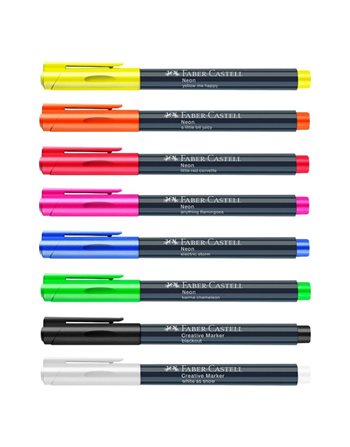 MARKER AWF NEON 160701 1,5mm WHITE  Malkreiden / Marker