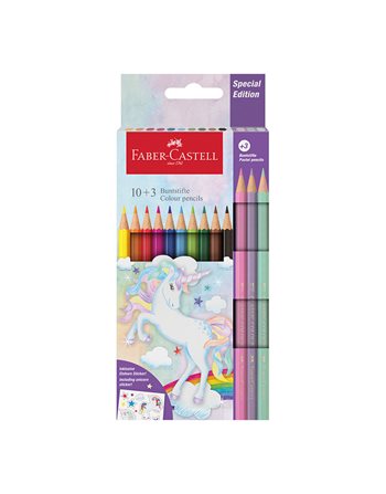 COLOUR PENCILS AWF 111221 UNICORN 18+6 COLOURS  Buntstifte