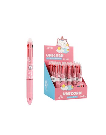 PEN i-TOTAL XL1806D UNICORN ERASABLE 4 in 1  Pens