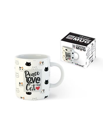 CERAMIC MUG i-TOTAL XL1890 CAT 295ml  Mugs