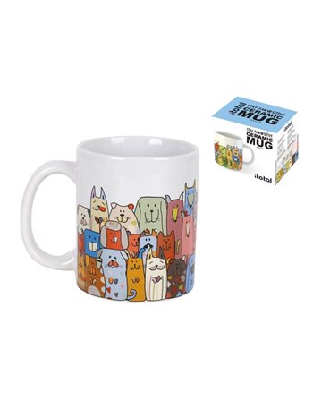CERAMIC MUG i-TOTAL XL2155 PAWSITIVE 295ml  Mugs