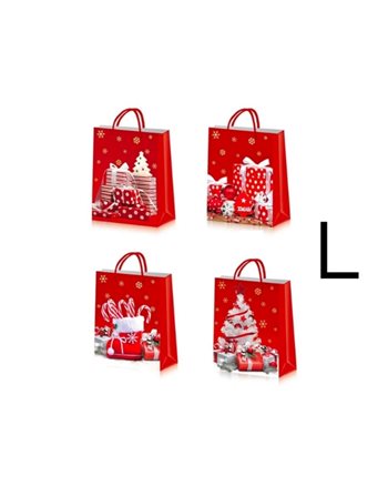 ΤΣΑΝΤΑ i-TOTAL XMAS BN1128 LARGE 30x42x12cm  Σακούλες Δώρου