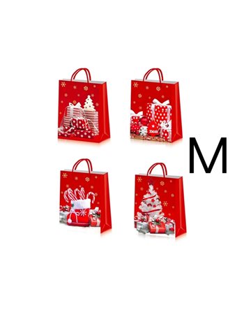 ΤΣΑΝΤΑ i-TOTAL XMAS BN1127 MEDIUM 26x32x10,5cm  Σακούλες Δώρου