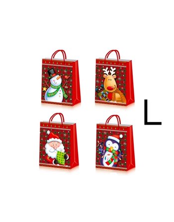 ΤΣΑΝΤΑ i-TOTAL XMAS BN1143 LARGE 30x42x12cm  Σακούλες Δώρου