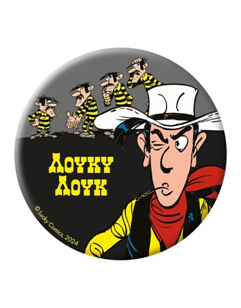 ROUND MAGNET - LUCKY LUKE 5  Magnets