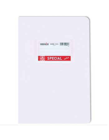 ΤΕΤΡΑΔΙΟ COLOR ΚΑΡΦΙΤΣΑ ΡΙΓΕ ΛΕΥΚΟ Β5 50φ (4076)  Notizbücher mit Heftklammern