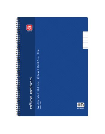 ΤΕΤΡΑΔΙΟ OFFICE EDITION ΡΙΓΕ MΟΝΟ ΣΠΙΡΑΛ 100φ (2030)  Τετράδια Σπιράλ