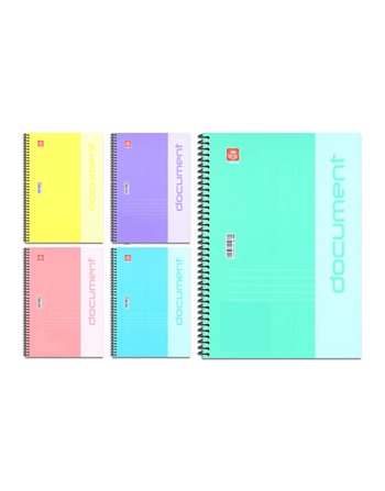 ΤΕΤΡΑΔΙΟ ΣΠΙΡΑΛ DOCUMENT Β5 2 ΘΕΜΑΤΩΝ (4552-16)  Spiral Notebooks
