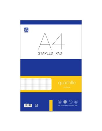 ΜΠΛΟΚ STAPLED PAD ΚΑΤΡΙΓΕ 4x8mm Α4 ΠΕΡΦΟΡΕ 50φ (641Α)  Μπλοκ Γραφής
