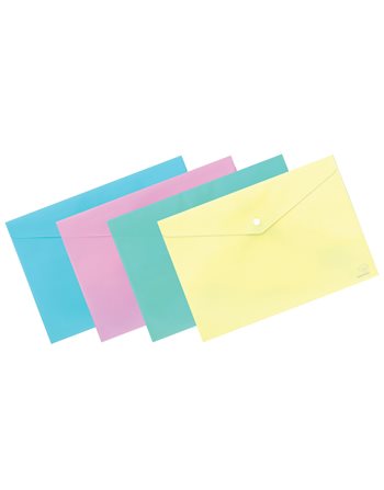 ΦΑΚΕΛΟΣ ΚΟΥΜΠΙ A5 PP PASTEL ΜΠΛΕ (FP25305-15)  Φάκελοι Κουμπί