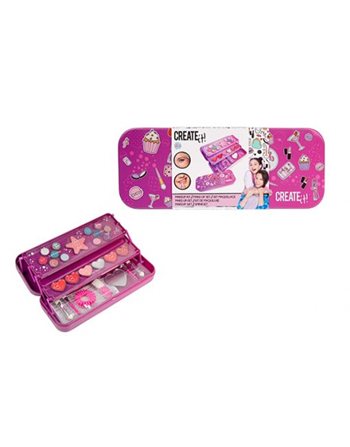 CREATE IT! 3 LAYERED MAKEP TIN  Kids Makeup Set