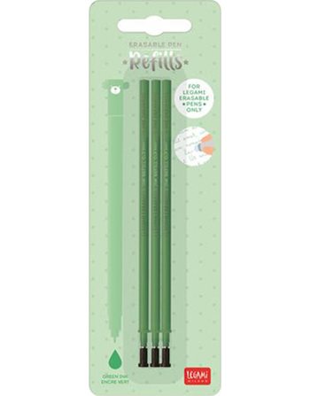LEGAMI ERASABLE PEN REFILLS - GREEN  Στυλό