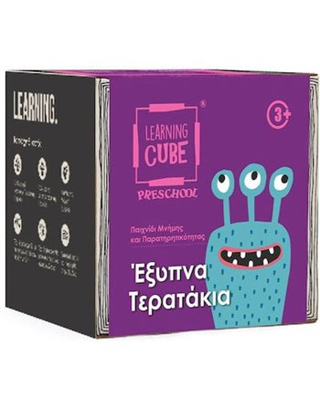 LEARNING CUBE: SMART MONSTERS - SPOT THE DIFFERENCES & MEMO  Educational Toys