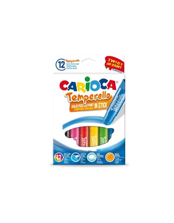 TEMPERA STICK CARIOCA TEMPERELLO 42738 12pcs  Painting Colours