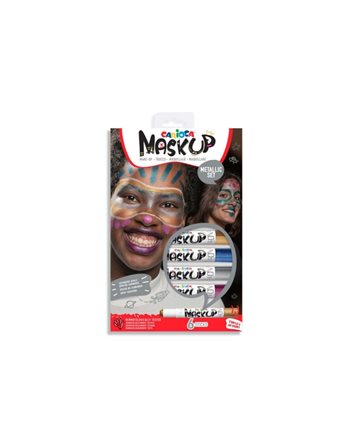FACE PAINTING MARKER CARIOCA MASK UP/6 METALLIC 43155  Malfarben