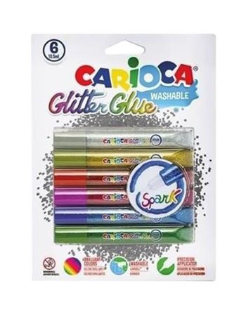 ΚΟΛΛΑ CARIOCA 42110 SPARK GLUE/6 10,5ml  Κόλλες
