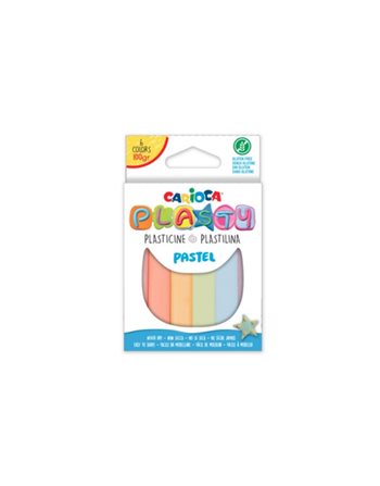 PLASTICINE CARIOCA PLASTY PASTEL 42174   Knetmasse - Ton
