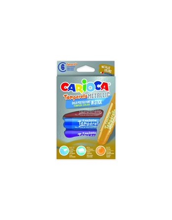 TEMPERA STICK CARIOCA TEMPERELLO METALLIC 42674 6pcs  Painting Colours