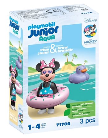 PLAYMOBIL 1.2.3 & DISNEY: MINNIE'S BEACH TRIP (71706)  Playmobil