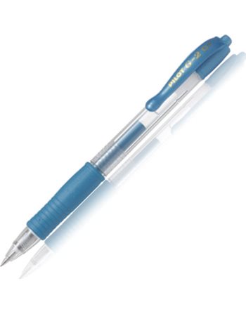 PILOT G-2 0.7 GEL PEN METAL BLUE  Pens