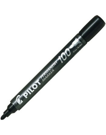 PILOT FINE SCA-100 PERMANENT MARKER BLACK  Writing Markers